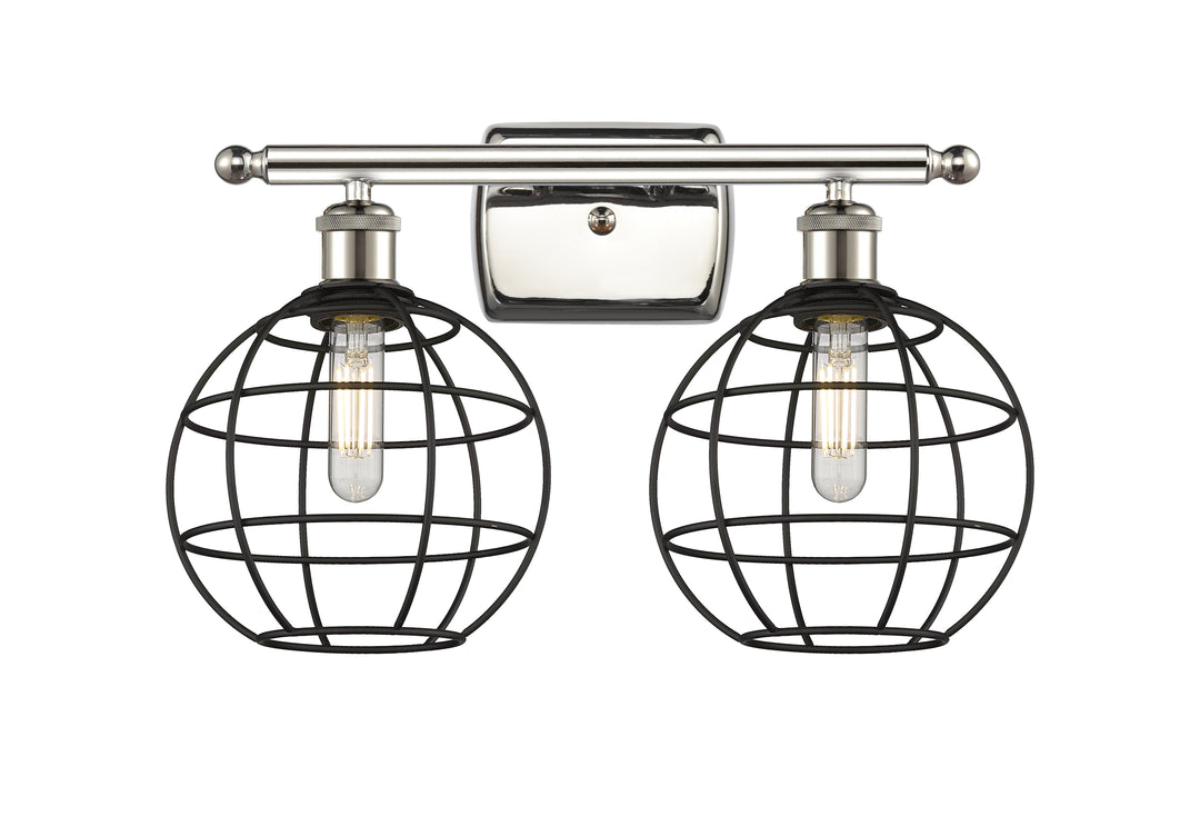Innovations Lighting Lake Placid 8" Bath Vanity Light - Polished Nickel