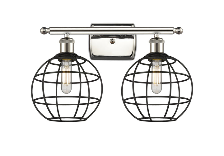 Innovations Lighting Lake Placid 8" Bath Vanity Light - Polished Nickel