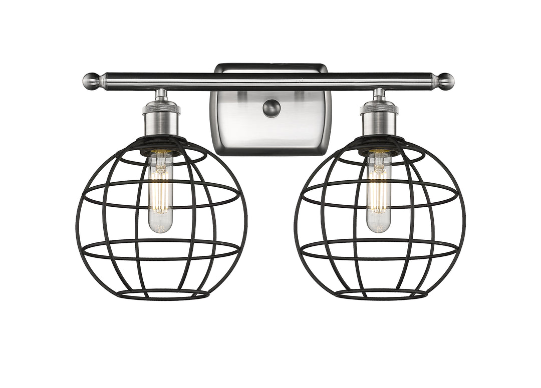 Innovations Lighting Lake Placid 8" Bath Vanity Light - Brushed Satin Nickel