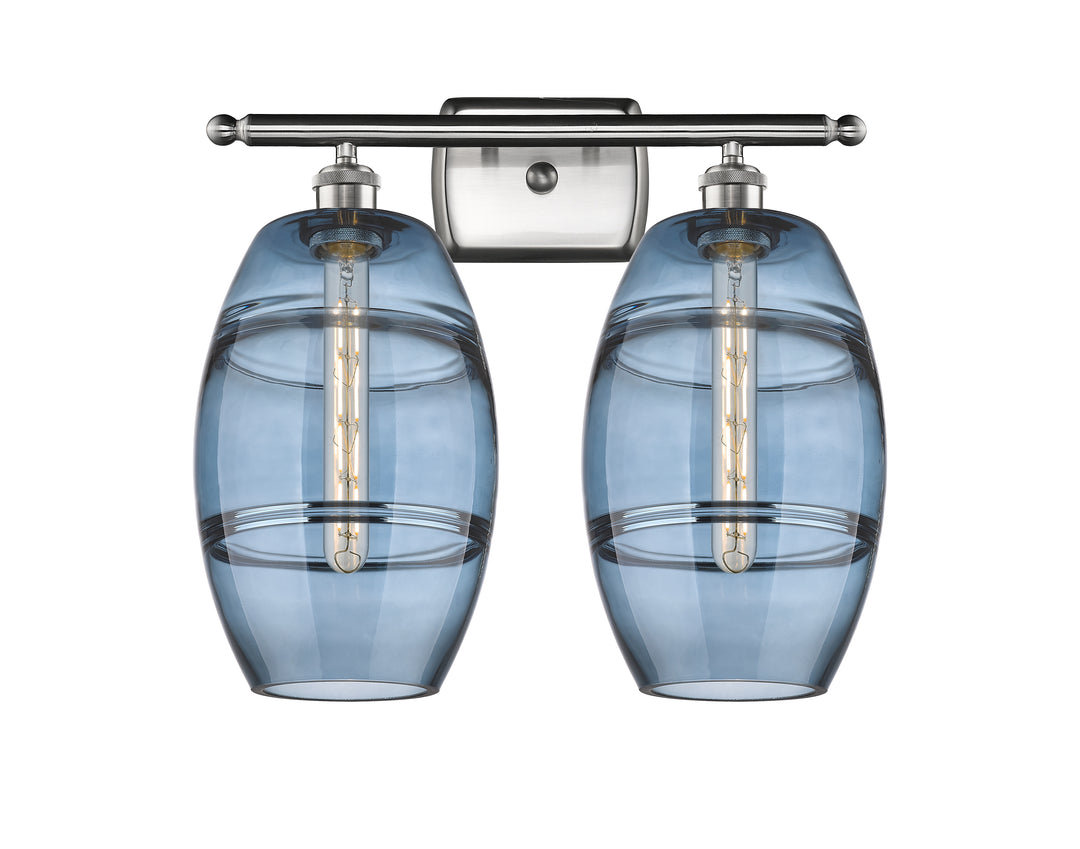 Innovations Lighting Vaz 8" Bath Vanity Light - Brushed Satin Nickel