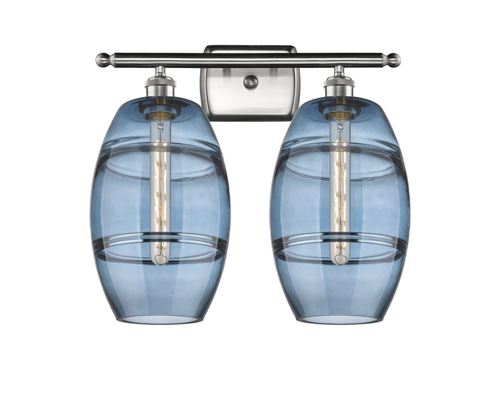 Innovations Lighting Vaz 8" Bath Vanity Light - Brushed Satin Nickel