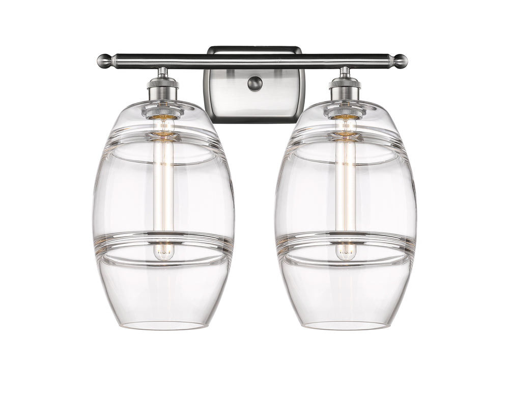 Innovations Lighting Vaz 8" Bath Vanity Light - Brushed Satin Nickel