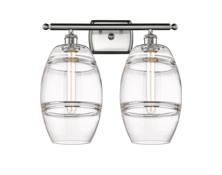 Innovations Lighting Vaz 8" Bath Vanity Light - Brushed Satin Nickel