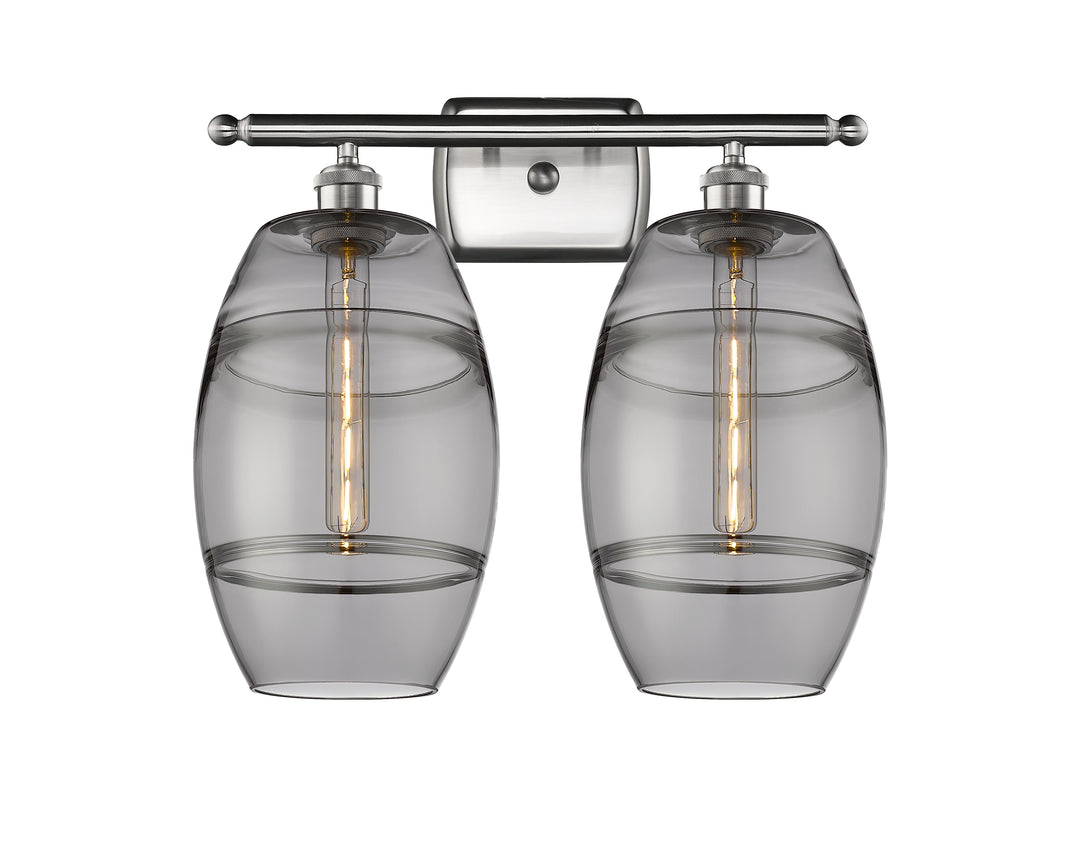 Innovations Lighting Vaz 8" Bath Vanity Light - Brushed Satin Nickel