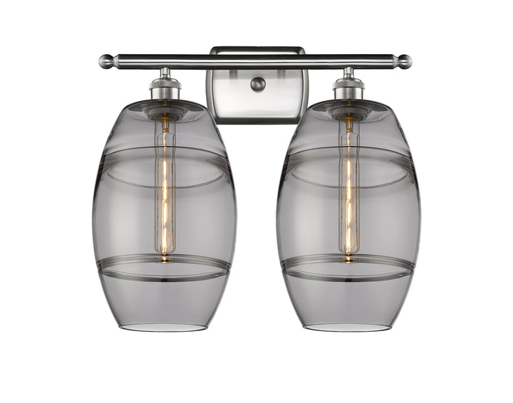Innovations Lighting Vaz 8" Bath Vanity Light - Brushed Satin Nickel
