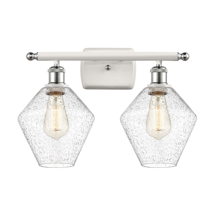 Innovations Lighting Cindyrella 8" Bath Vanity Light - White Polished Chrome