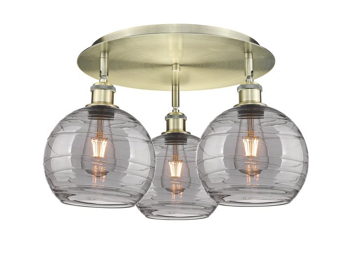 Innovations Lighting Athens Deco Swirl 8" Flush Mount