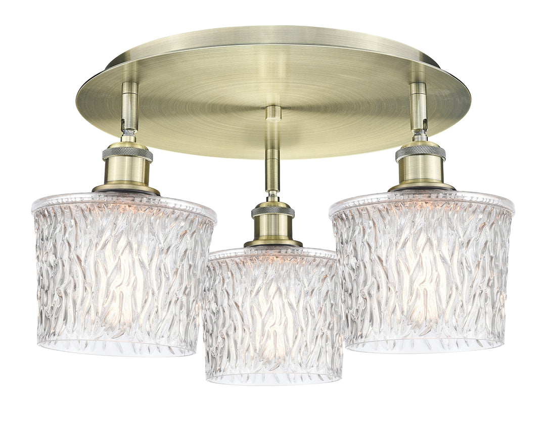 Innovations Lighting Niagara 6.5" Flush Mount - Antique Brass