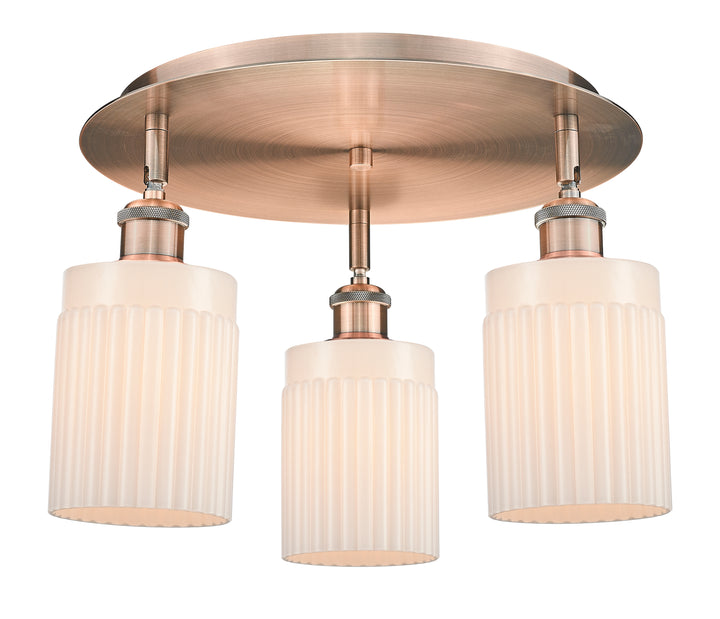 Innovations Lighting Hadley 5" Flush Mount - Antique Copper
