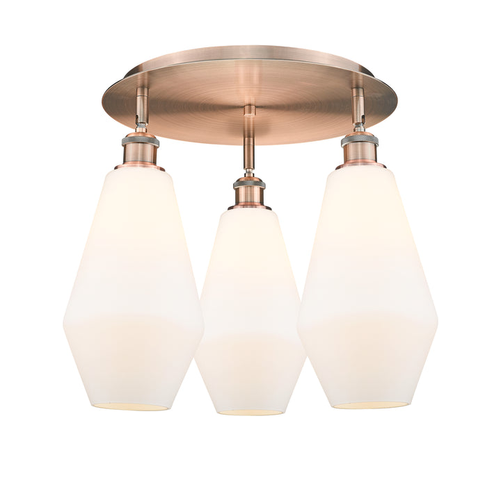Innovations Lighting Cindyrella 7" Flush Mount - Antique Copper