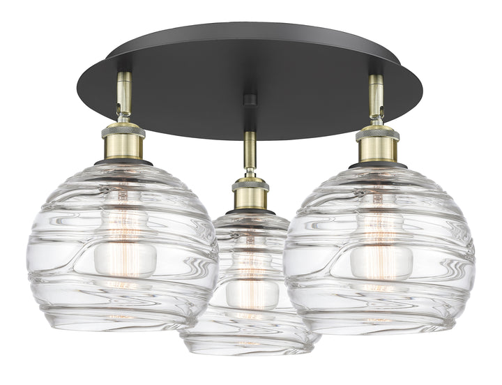 Innovations Lighting Athens Deco Swirl 8" Flush Mount