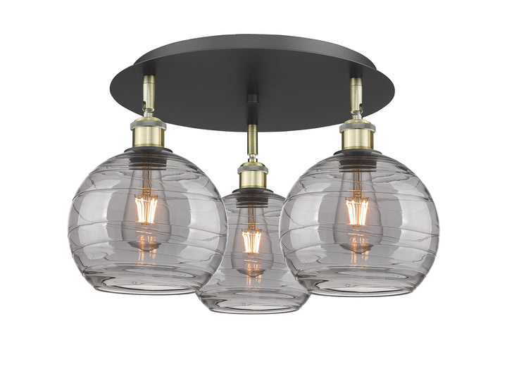 Innovations Lighting Athens Deco Swirl 8" Flush Mount