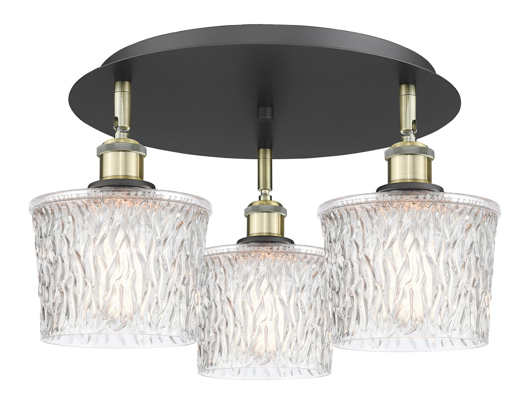 Innovations Lighting Niagara 6.5" Flush Mount - Black Antique Brass