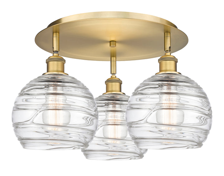 Innovations Lighting Athens Deco Swirl 8" Flush Mount