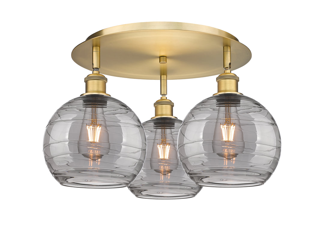 Innovations Lighting Athens Deco Swirl 8" Flush Mount