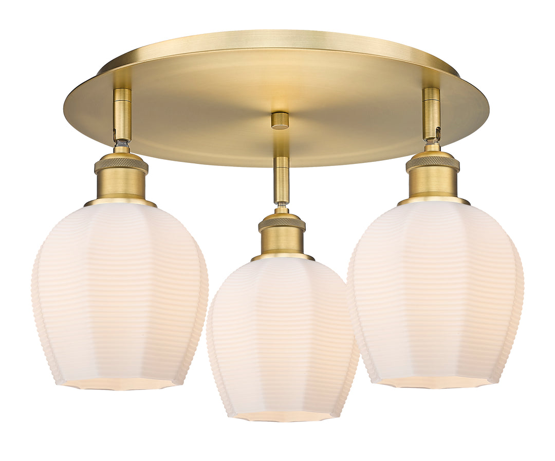 Innovations Lighting Norfolk 6" Flush Mount - Brushed Brass