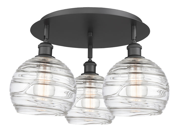 Innovations Lighting Athens Deco Swirl 8" Flush Mount
