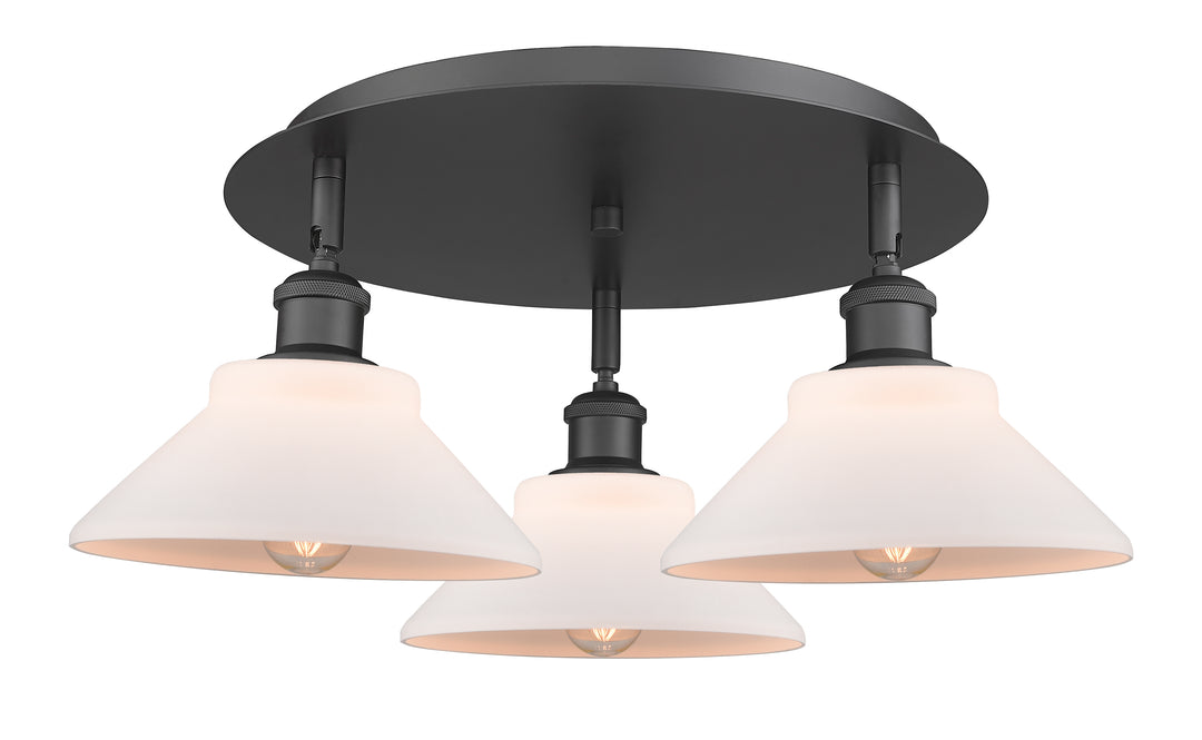 Innovations Lighting Orwell 9" Flush Mount - Matte Black