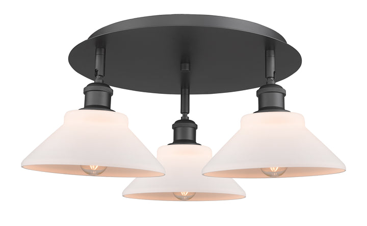 Innovations Lighting Orwell 9" Flush Mount - Matte Black