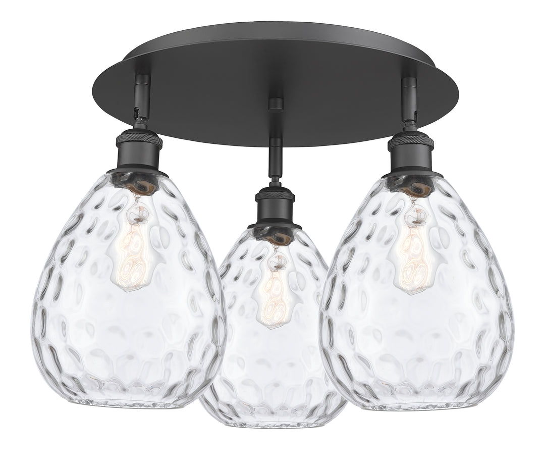 Innovations Lighting Waverly 8" Flush Mount - Matte Black