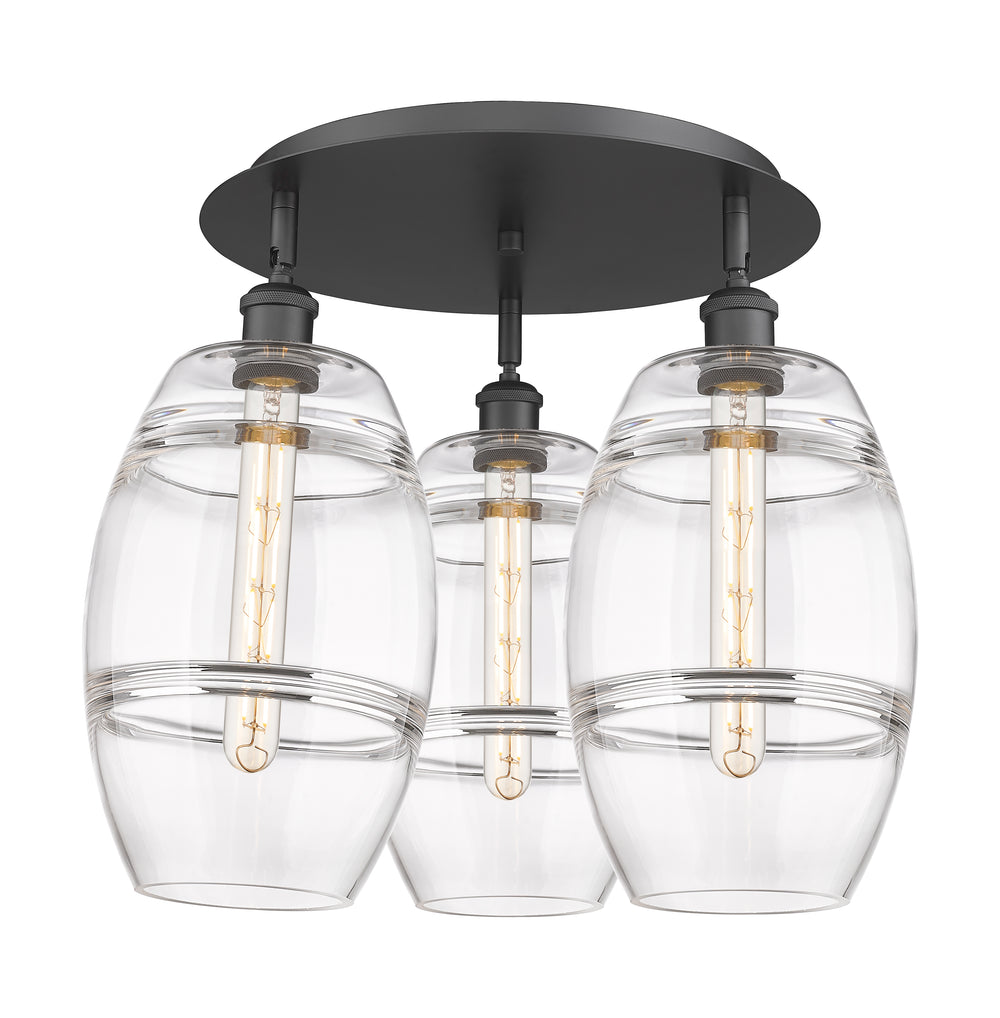 Innovations Lighting Vaz 8" Flush Mount - Matte Black