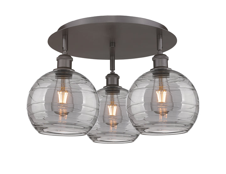 Innovations Lighting Athens Deco Swirl 8" Flush Mount