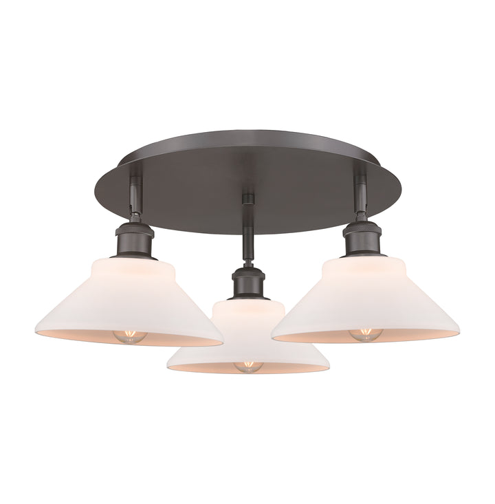 Innovations Lighting Orwell 9" Flush Mount - Oil Rubbed Bronze