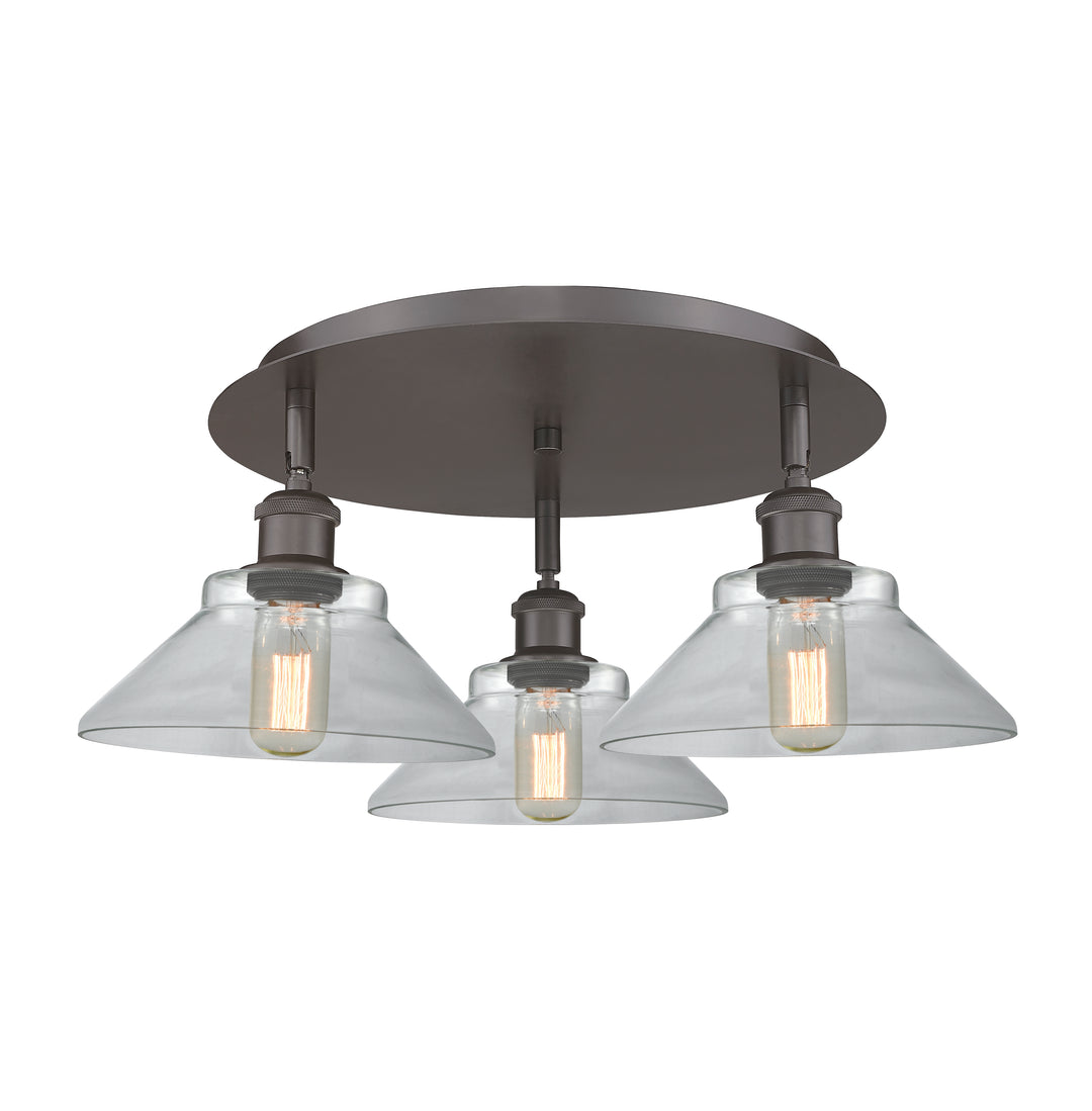 Innovations Lighting Orwell 9" Flush Mount - Oil Rubbed Bronze