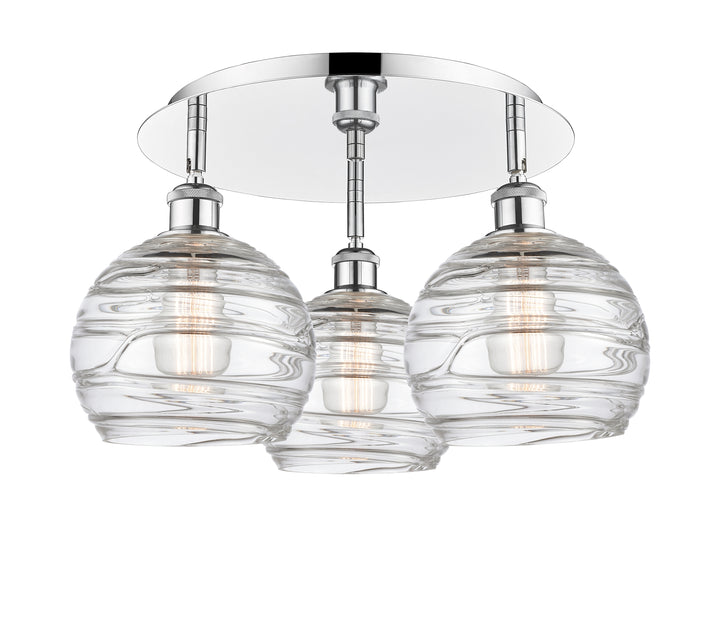 Innovations Lighting Athens Deco Swirl 8" Flush Mount