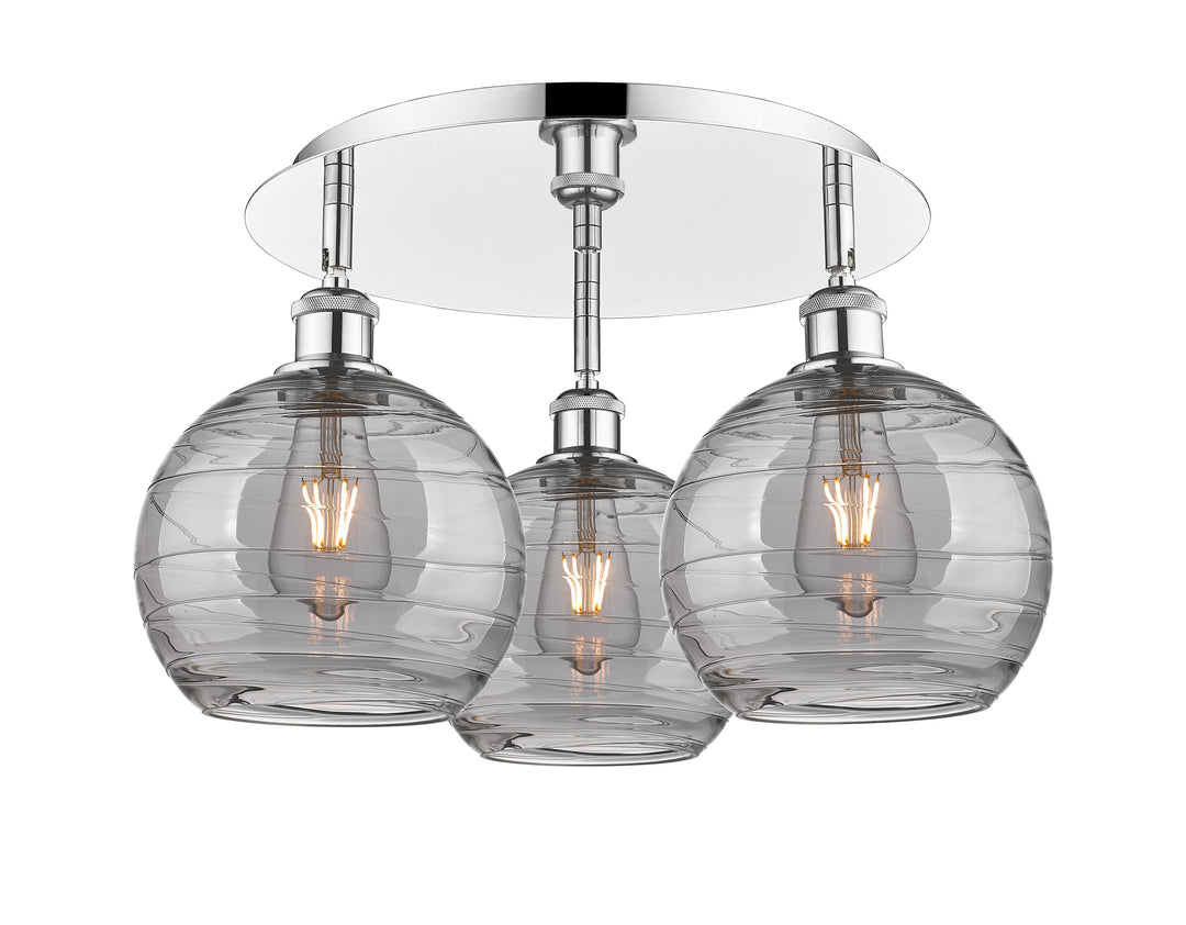 Innovations Lighting Athens Deco Swirl 8" Flush Mount