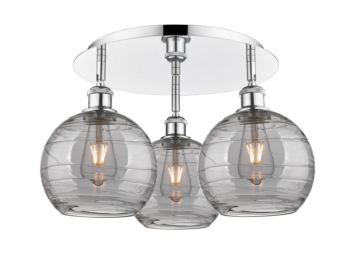Innovations Lighting Athens Deco Swirl 8" Flush Mount
