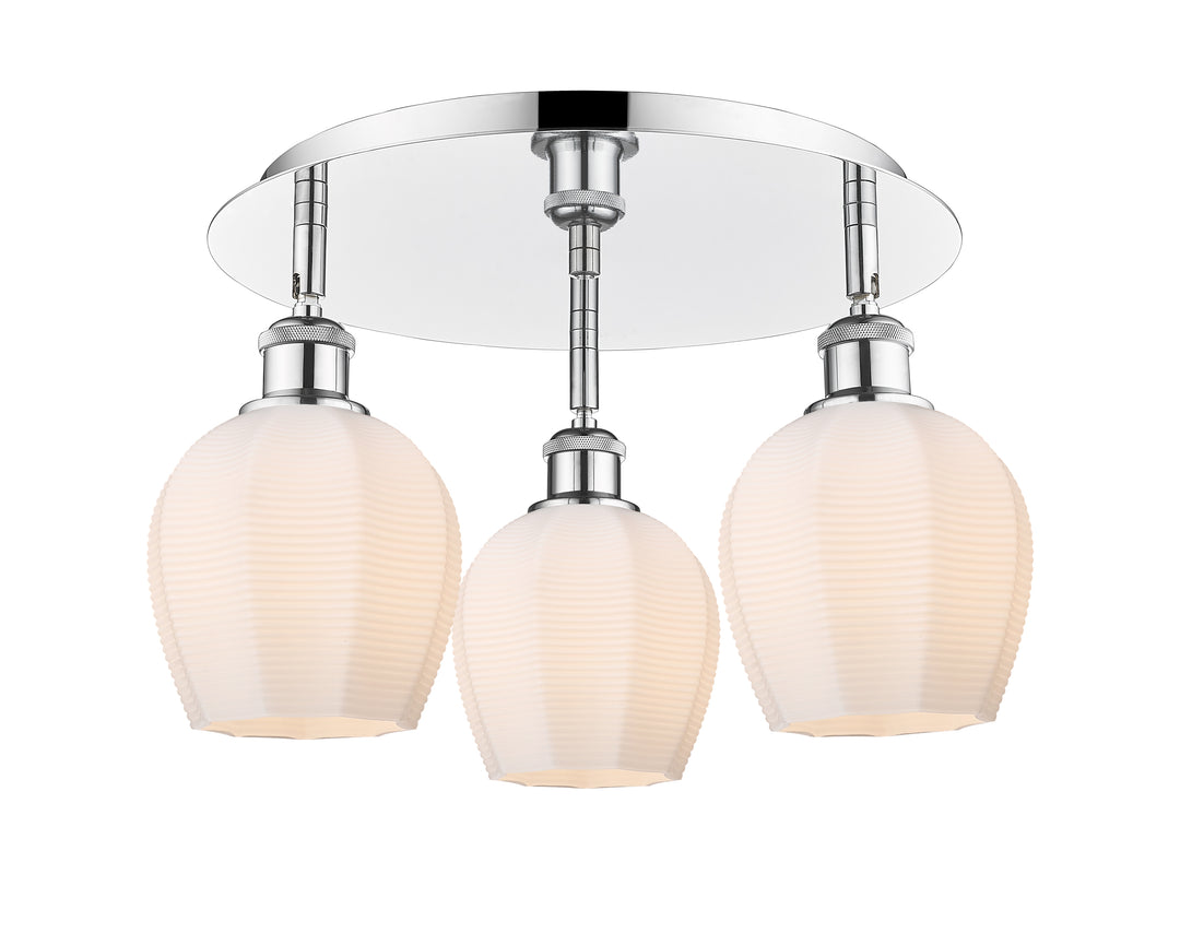 Innovations Lighting Norfolk 6" Flush Mount - Polished Chrome