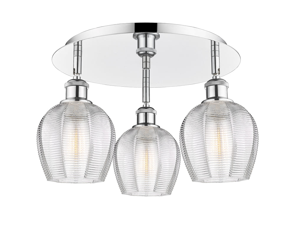 Innovations Lighting Norfolk 6" Flush Mount - Polished Chrome