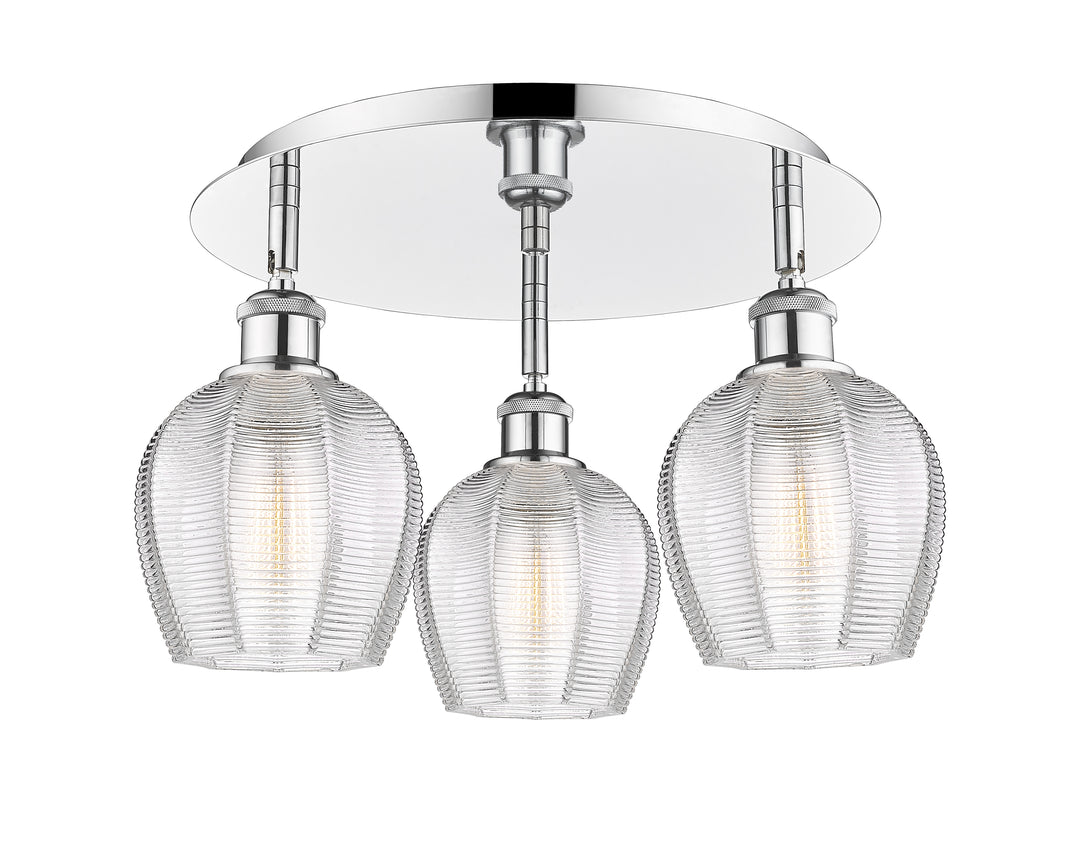 Innovations Lighting Norfolk 6" Flush Mount - Polished Chrome