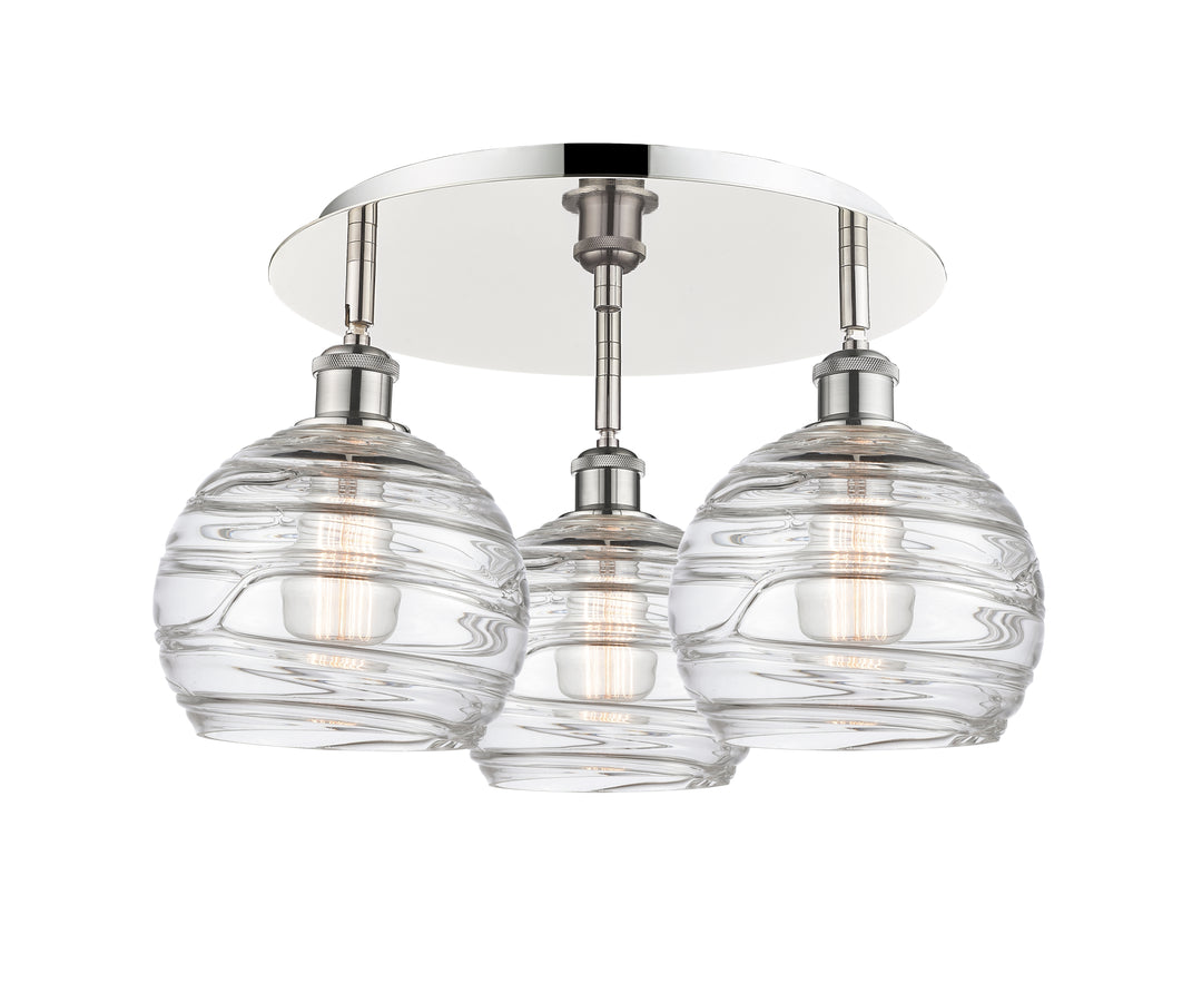 Innovations Lighting Athens Deco Swirl 8" Flush Mount