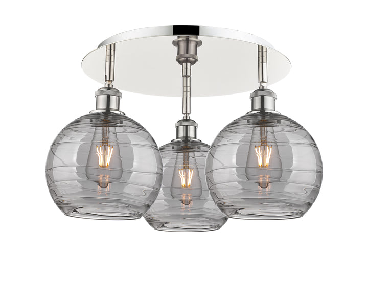 Innovations Lighting Athens Deco Swirl 8" Flush Mount