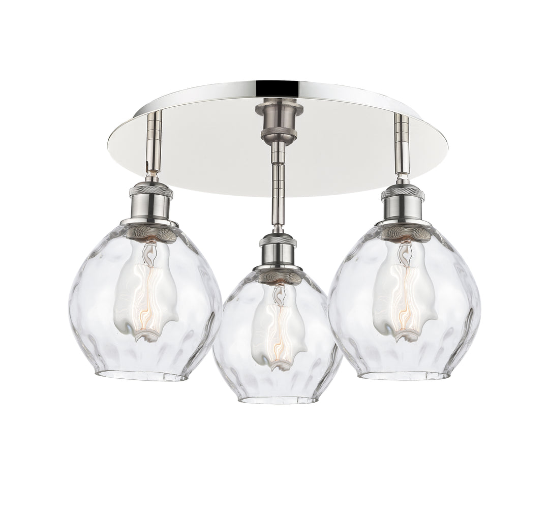Innovations Lighting Waverly 6" Flush Mount - Polished Nickel