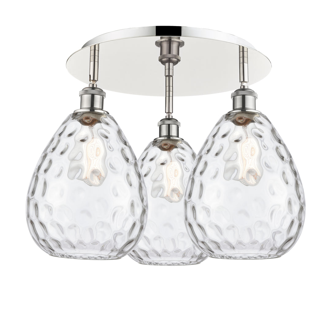 Innovations Lighting Waverly 8" Flush Mount - Polished Nickel