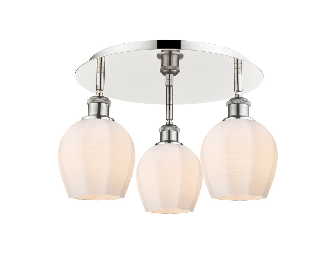 Innovations Lighting Norfolk 6" Flush Mount - Polished Nickel