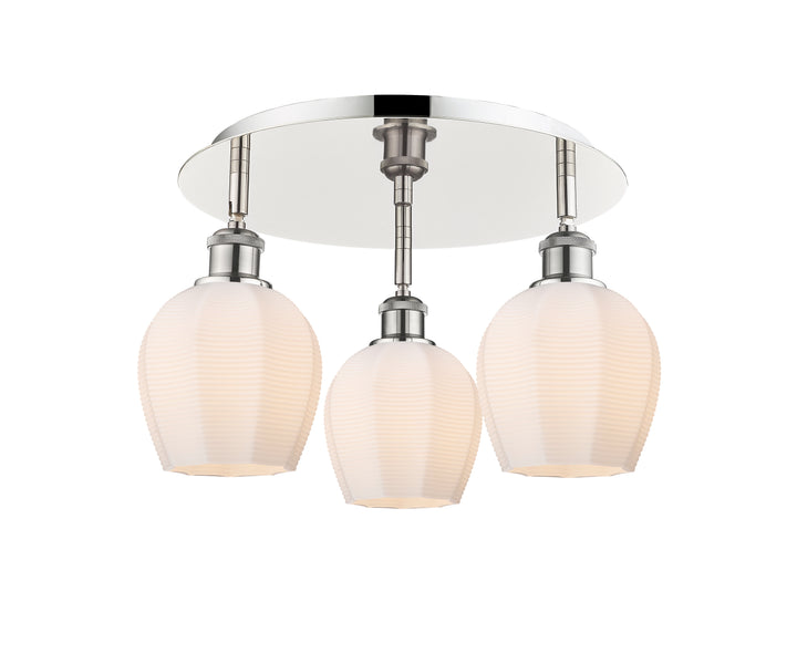 Innovations Lighting Norfolk 6" Flush Mount - Polished Nickel