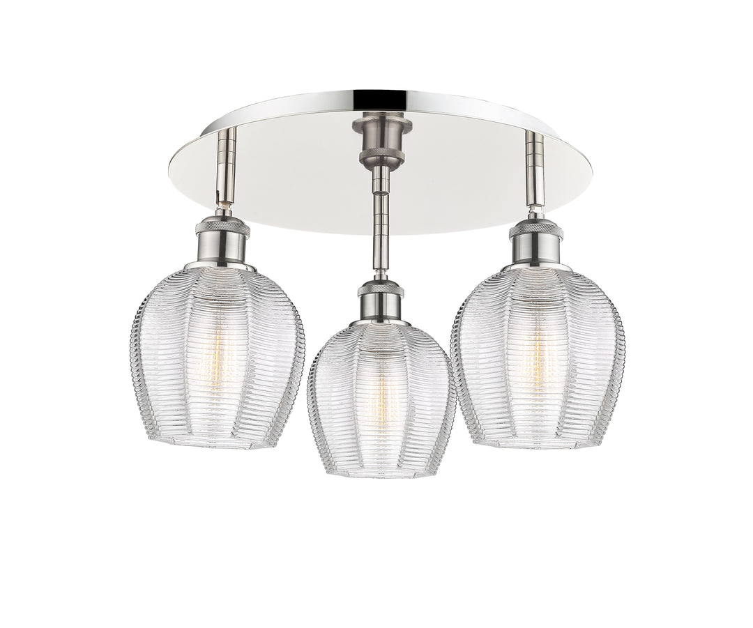 Innovations Lighting Norfolk 6" Flush Mount - Polished Nickel