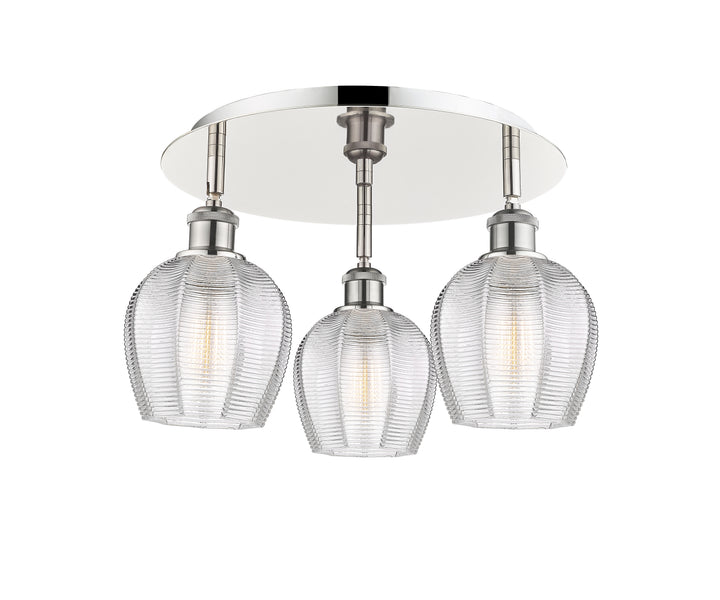 Innovations Lighting Norfolk 6" Flush Mount - Polished Nickel