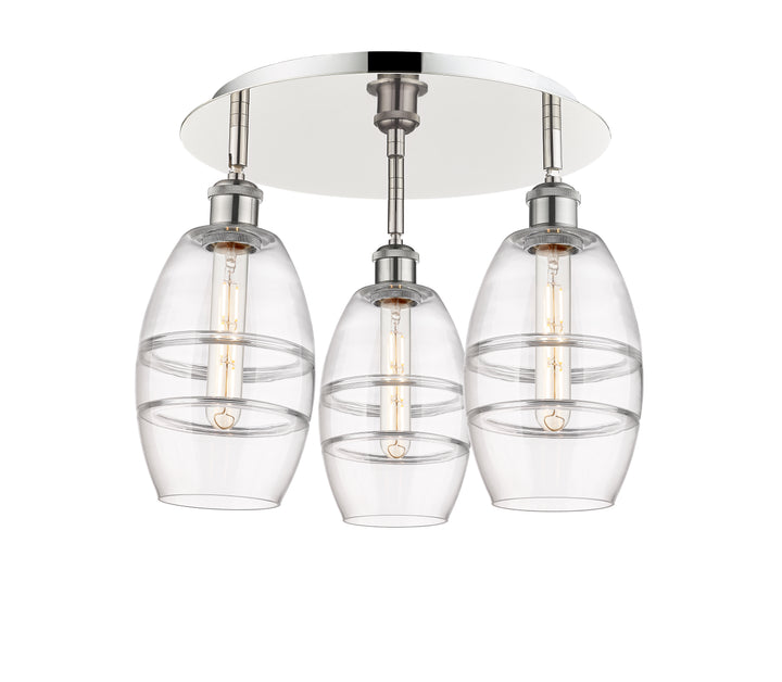 Innovations Lighting Vaz 6" Flush Mount - Polished Nickel