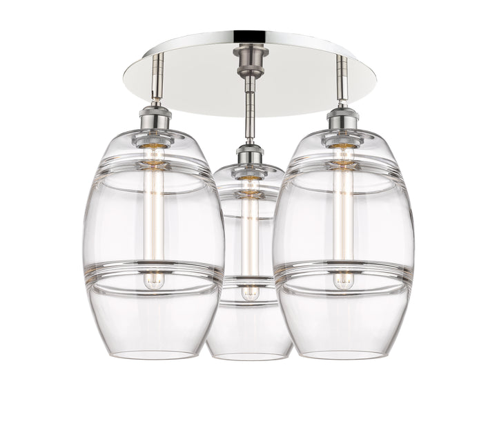 Innovations Lighting Vaz 8" Flush Mount - Polished Nickel