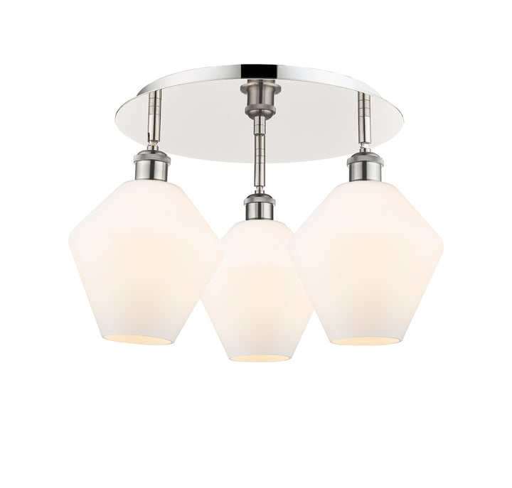 Innovations Lighting Cindyrella 8" Flush Mount - Polished Nickel