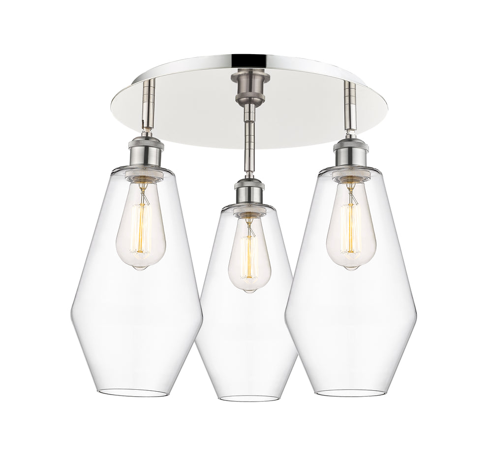 Innovations Lighting Cindyrella 7" Flush Mount - Polished Nickel
