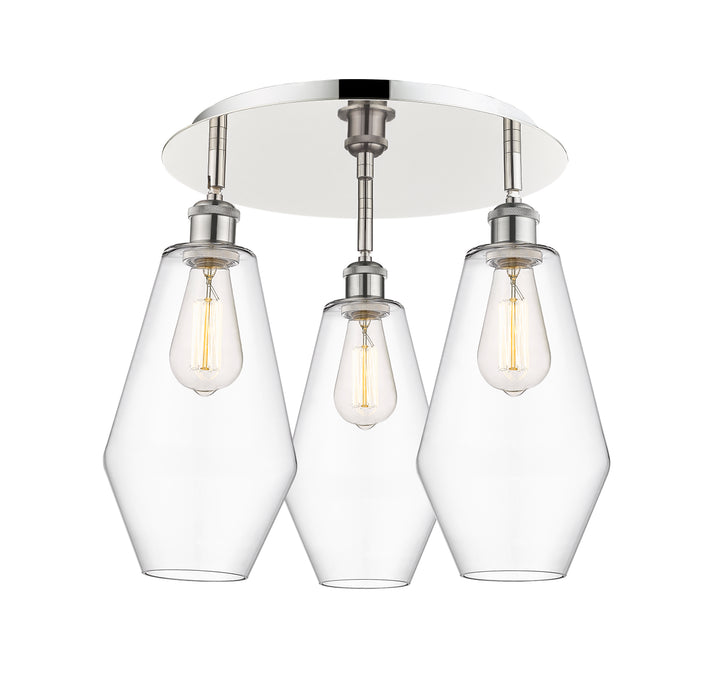 Innovations Lighting Cindyrella 7" Flush Mount - Polished Nickel