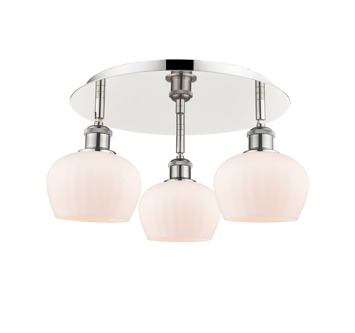 Innovations Lighting Fenton 6.5" Flush Mount - Polished Nickel