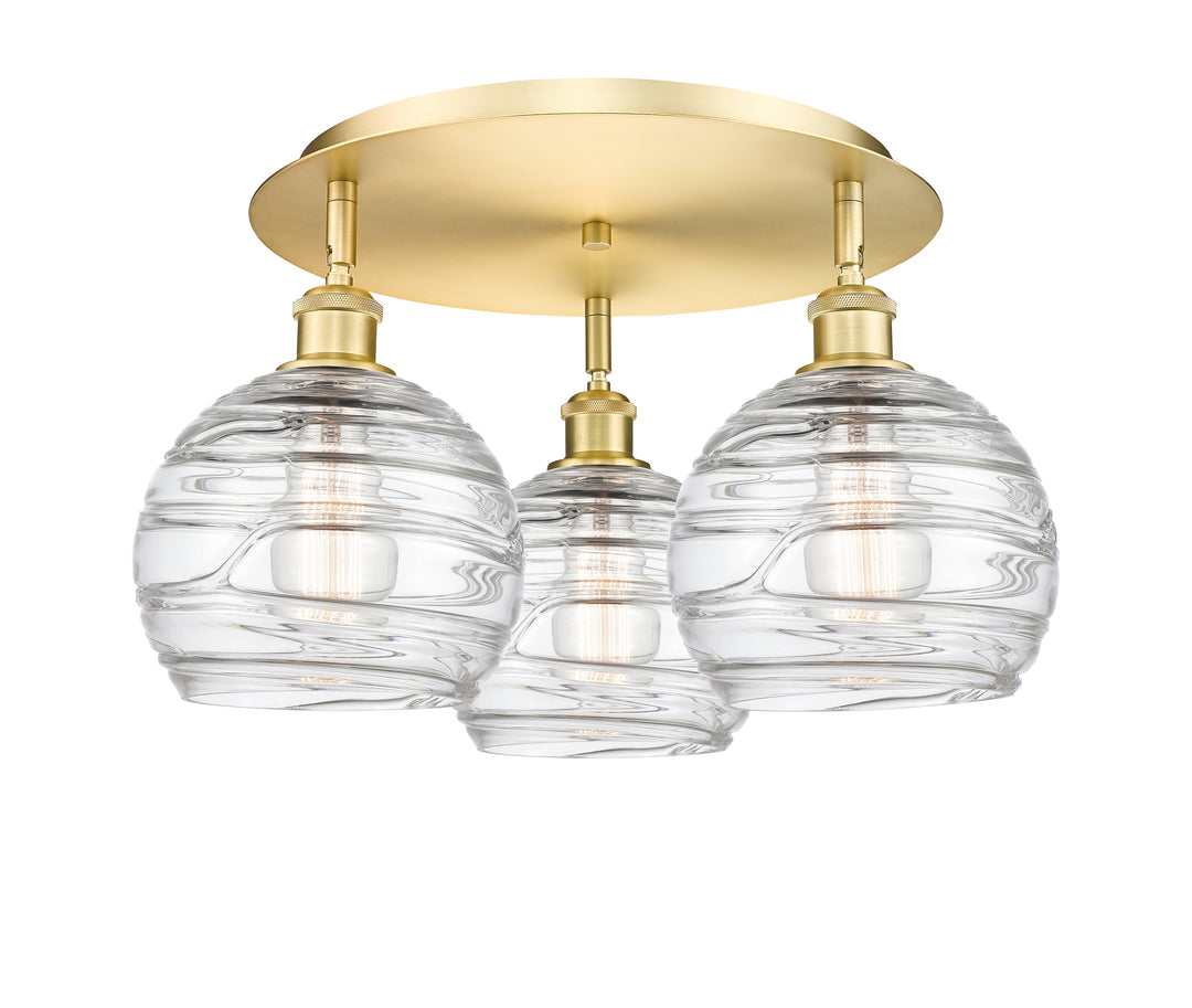 Innovations Lighting Athens Deco Swirl 8" Flush Mount