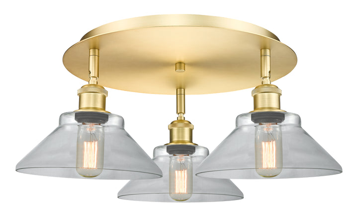 Innovations Lighting Orwell 9" Flush Mount - Satin Gold